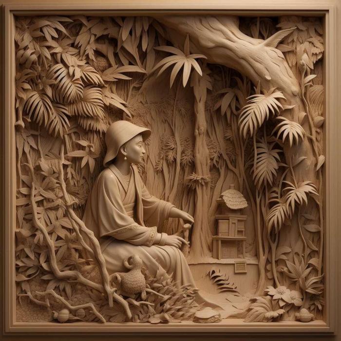 نموذج ثلاثي الأبعاد لآلة CNC 3D Art 